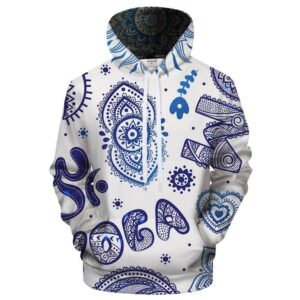 Vintage Yoga 3D Sweatshirt 3D Hoodie For Men Women All Over 3D Printed Hoodie Pullover - d39fce9413c5