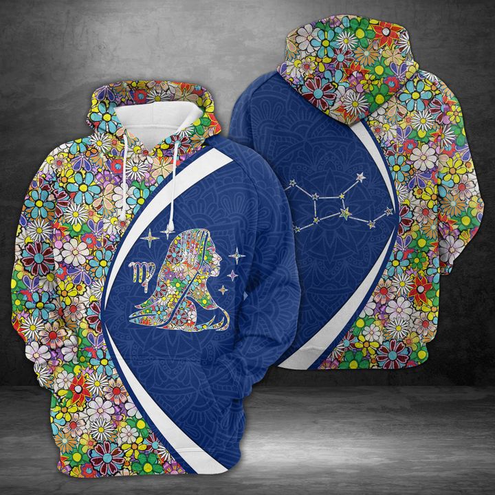 Virgo Horoscope Flower 3D Printed Hoodie/Zipper Hoodie - 52b32de0c86b Virgo Horoscope Flower 3D Printed Hoodie/Zipper Hoodie - 52b32de0c86b