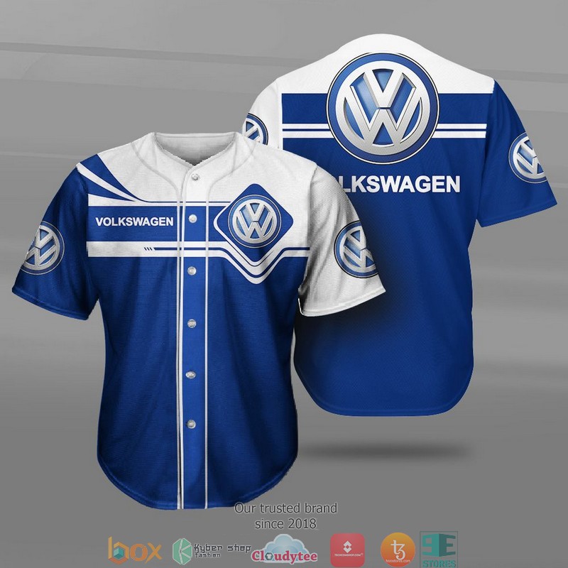 Volkswagen Car Motor Baseball Jersey Volkswagen Car Motor Baseball Jersey