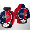 Washington Capitals NHL Grateful Dead 3D Printed Hoodie/Zipper Hoodie - 47a7faab02f1