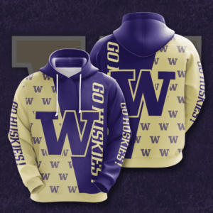 Washington Huskies 3D Hoodie - 6d6280bb1107