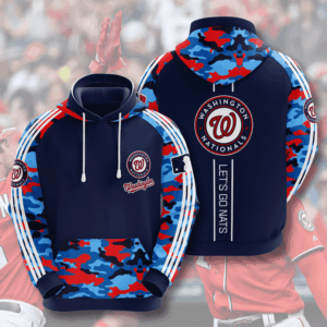 Washington Nationals 3D Hoodie - 17038a56cc8b