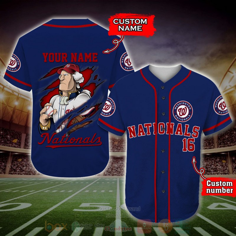Washington Nationals Mlb Personalized Baseball Jersey Washington Nationals Mlb Personalized Baseball Jersey