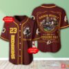Washington Redskins Nfl 3D Personalized Baseball Jersey Shirt