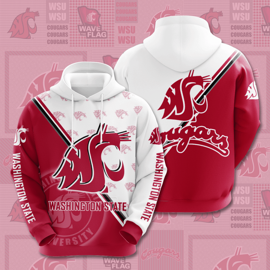 Washington State Cougars 3D Hoodie - 60cd6a4e199e Washington State Cougars 3D Hoodie - 60cd6a4e199e