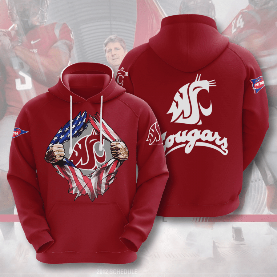 Washington State Cougars 3D Hoodie - ace50fbc5923 Washington State Cougars 3D Hoodie - ace50fbc5923
