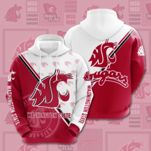 Washington State Cougars 3D Hoodie - b5cefe76c1f6