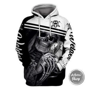 Welder Skull 3D Hoodie For Men For Women All Over Printed Hoodie - 7f4652450d17