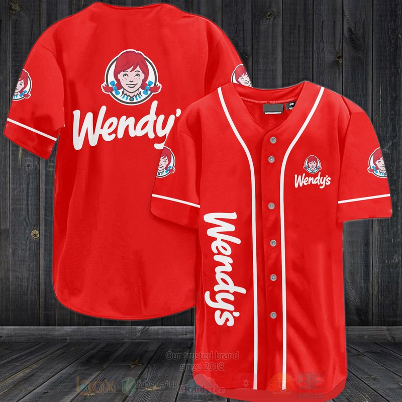 Wendy’S Baseball Jersey Shirt Wendy’S Baseball Jersey Shirt