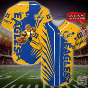 West Coast Eagles Afl Personalized Baseball Jersey Shirt