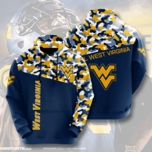 West Virginia Mountaineers 3D Hoodie - 0162fbc73403