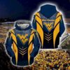 West Virginia Mountaineers For Fan Pullover And Zippered Hoodies Custom 3D Graphic Printed 3D Hoodie All Over Print Hoodie For Men For Women - ad66f2b6cefd