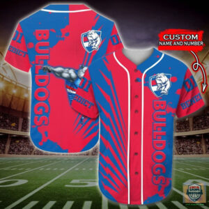 Western Bulldogs Afl Personalized Baseball Jersey Shirt
