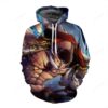 White Beaword on rage 3D 3D Hoodie For Men Women All Over 3D Printed Hoodie � Jacket � One Piece - 6b6cc4dd4ee4