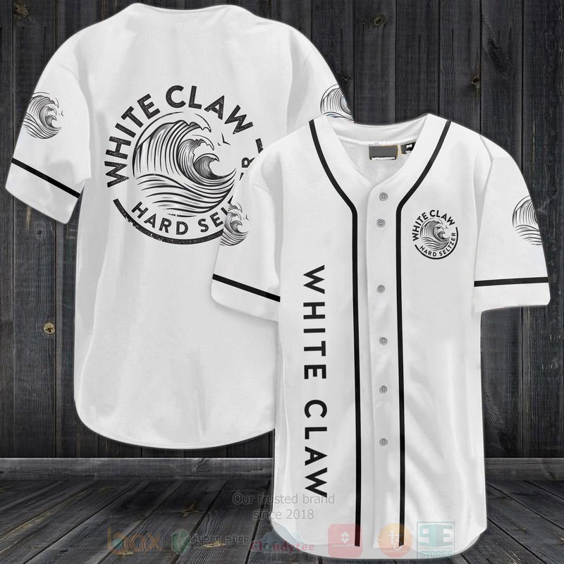 White Claw Baseball Jersey Shirt White Claw Baseball Jersey Shirt