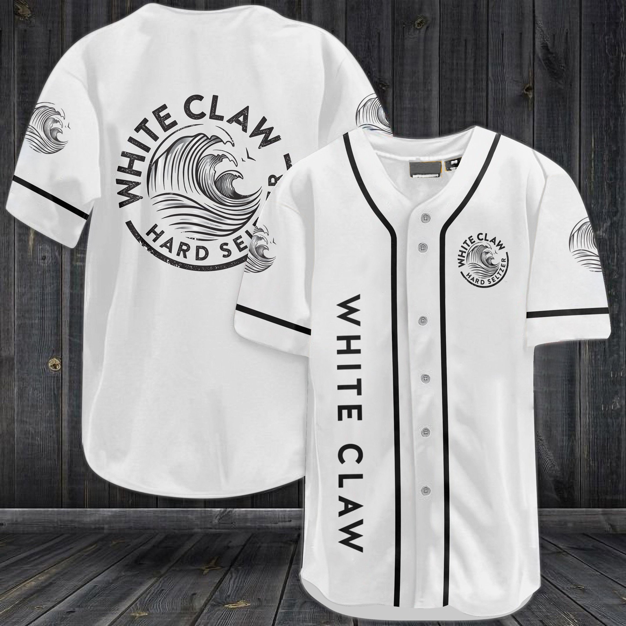 White Claw Hard Seltzer Baseball Jersey White Claw Hard Seltzer Baseball Jersey