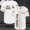 Wild Turkey Logo Baseball Jersey Shirt