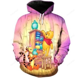 Winnie The Pooh Pullover And Zippered Hoodies Custom 3d Winnie The Pooh Graphic Printed 3d Hoodie All Over Print Hoodie For Men For Women - 8dc0fa193598