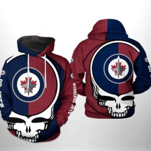 Winnipeg Jets NHL Grateful Dead 3D Printed Hoodie/Zipper Hoodie - 1c86bc1eda6f