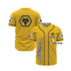 Wolverhampton Wanderers Custom Name Baseball Jersey