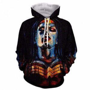 Wonder Woman Pullover And Zip Pered Hoodies Custom 3D Graphic Printed 3D Hoodie All Over Print Hoodie For Men For Women - ccea7be3fcc3