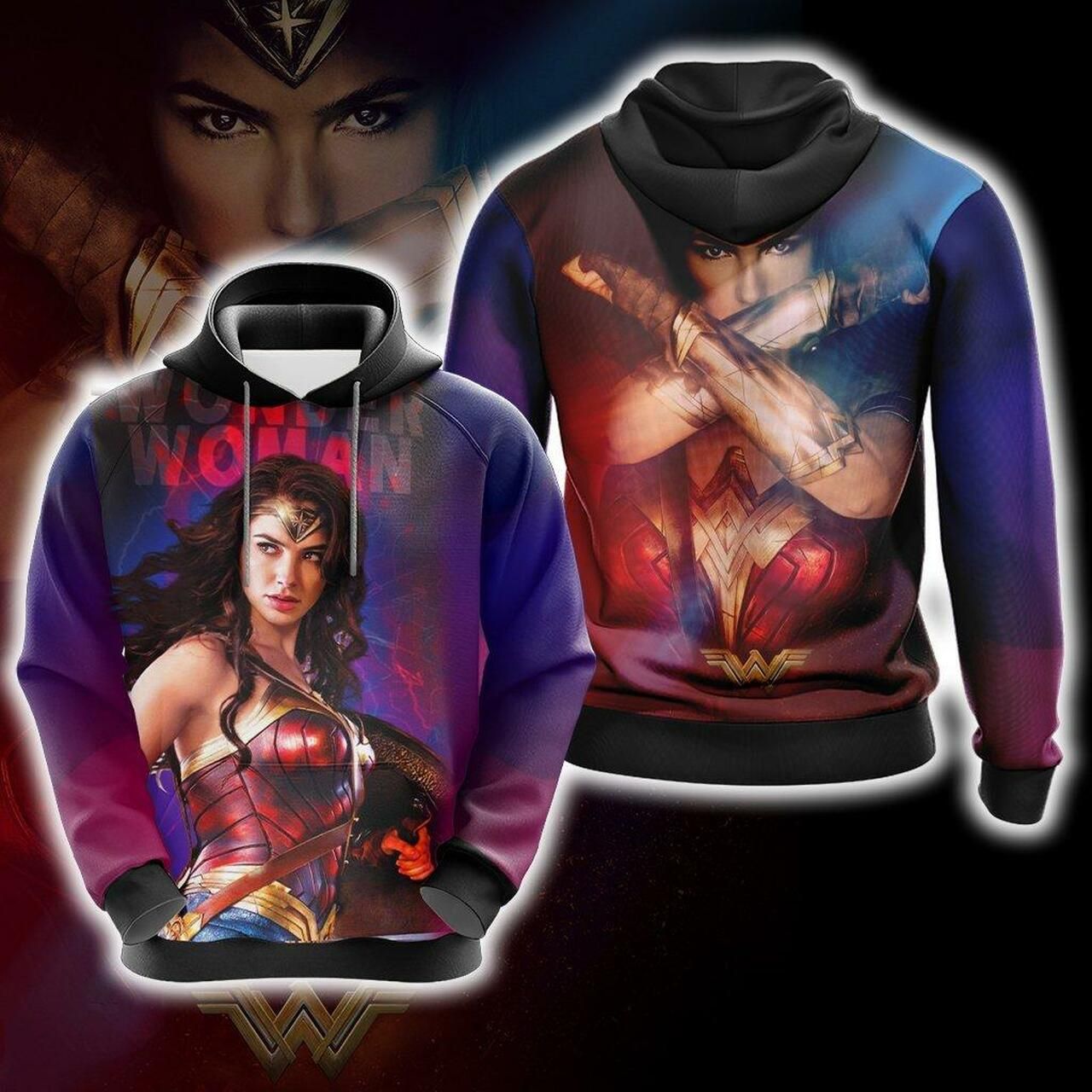 Wonder Woman Unisex 3D Hoodie All Over Print Hoodie1713 - 2bde4de578bb Wonder Woman Unisex 3D Hoodie All Over Print Hoodie1713 - 2bde4de578bb