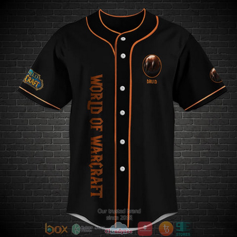 World Of Warcraft Druid Class Baseball Jersey World Of Warcraft Druid Class Baseball Jersey