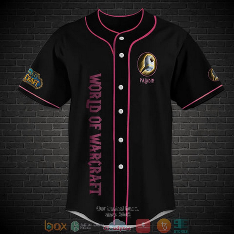 World Of Warcraft Paladin Class Baseball Jersey World Of Warcraft Paladin Class Baseball Jersey
