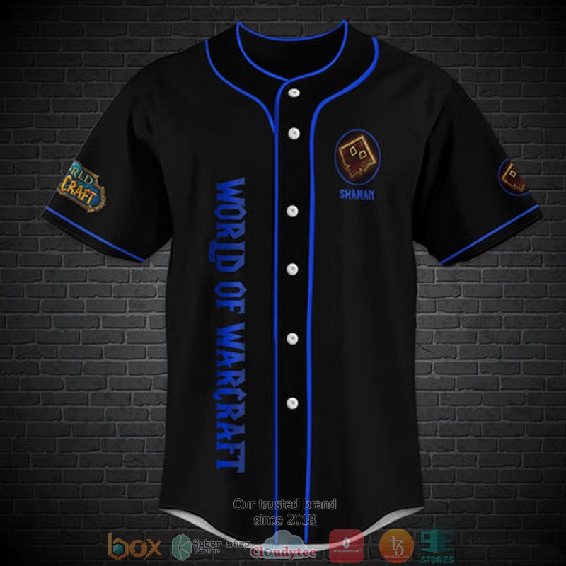 World Of Warcraft Shaman Class Baseball Jersey World Of Warcraft Shaman Class Baseball Jersey
