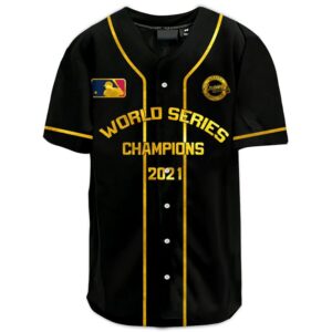 World Series Champions 2021 Personalized Custom Baseball Jersey Shirt