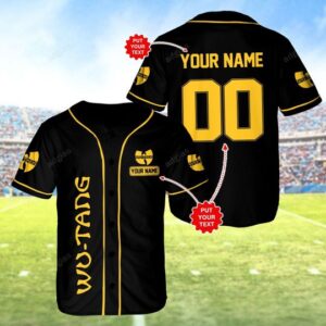 Wutang Clan Custom Personalized Name Baseball Jersey