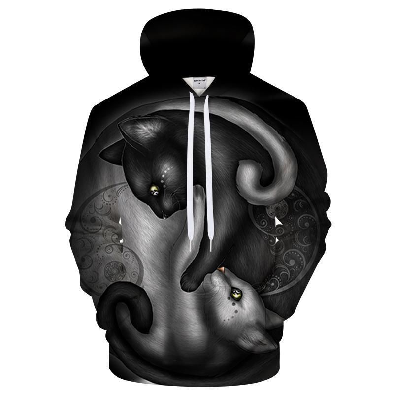 Ying Yang Cat Sweatshirt 3D Hoodie For Men Women All Over 3D Printed Hoodie Pullover - 6e085703ea51 Ying Yang Cat Sweatshirt 3D Hoodie For Men Women All Over 3D Printed Hoodie Pullover - 6e085703ea51