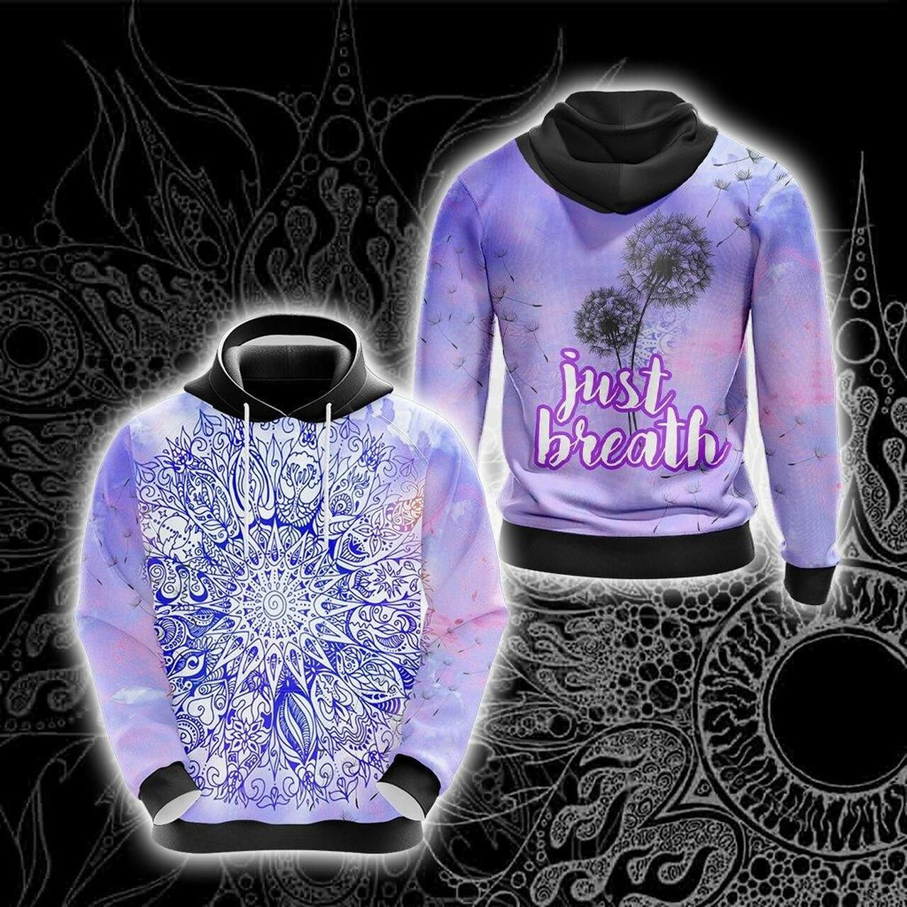 Yoga Just Breath Unisex 3D Hoodie All Over Print Hoodie2847 - ef63c4c99f19 Yoga Just Breath Unisex 3D Hoodie All Over Print Hoodie2847 - ef63c4c99f19