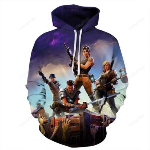 Youth Fortnite Soldier 3D Hoodie For Men Women All Over 3D Printed Hoodie 3D Sweatshirt - f135253bb164