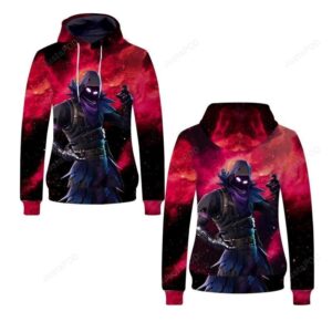 Youth Raven Pullover 3D Hoodie For Men Women All Over 3D Printed Hoodie Unisex Teens 3D Fortnite Sweatshirt - 1e6067c73695