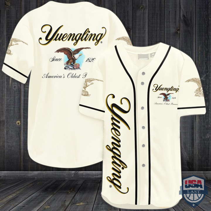 Yuengling Lager Beer Baseball Jersey Yuengling Lager Beer Baseball Jersey