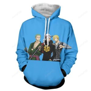 ZORO LAW SANJI 3D 3D Hoodie For Men Women All Over 3D Printed Hoodie ï¿½ Jacket ï¿½ One Piece - 22f7f3933826
