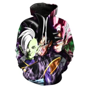 Zamasu Evil Goku Super Saiyan Rose Black Goku Dragon Ball Z 3D Hoodie For Men Women All Over 3D Printed Hoodie - 8c8b39e85eb7