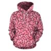 Zombie Brain Halloween Pattern Print All Over Graphic 3D Hoodie For Men Women All Over 3D Printed Hoodie - edcc5a7633d3
