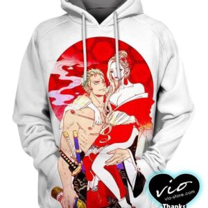 Zoro and Komurasaki 3D Hoodie For Men Women All Over 3D Printed Hoodie Pullover Sweatshirt - be63773b92ab