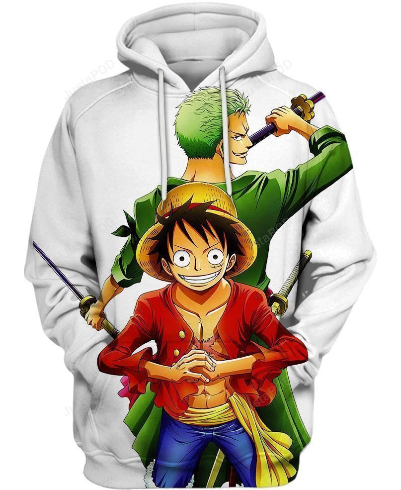 Zoro and Luffy 3D Hoodie For Men Women All Over 3D Printed Hoodie Pullover Sweatshirt - 113bc9809dda Zoro and Luffy 3D Hoodie For Men Women All Over 3D Printed Hoodie Pullover Sweatshirt - 113bc9809dda